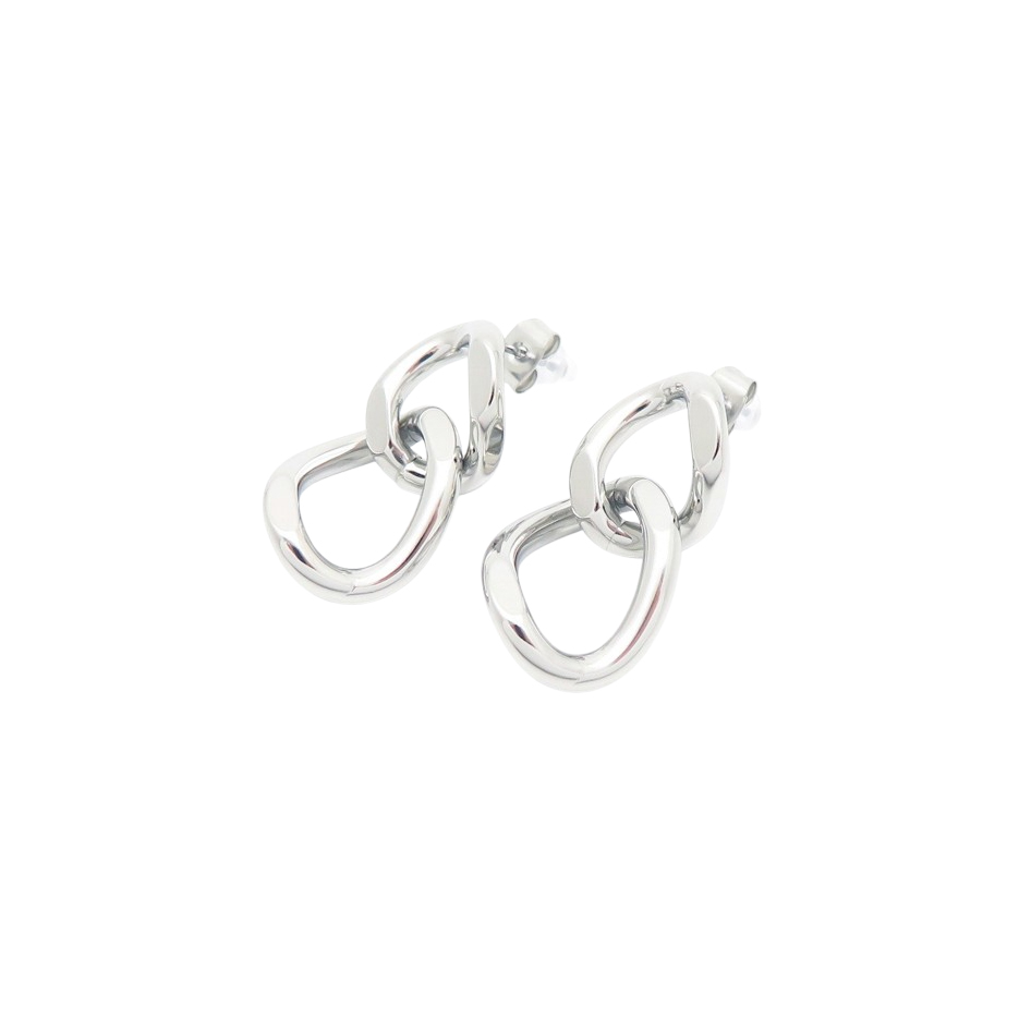 silver earrings